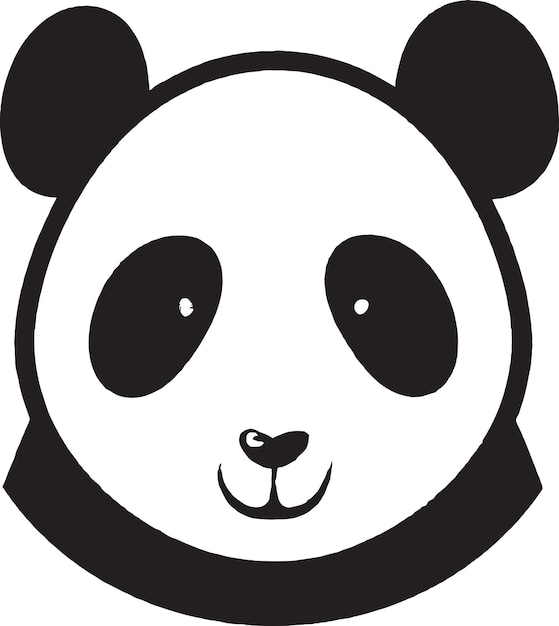 El panda con la ilustración de la hoja verde