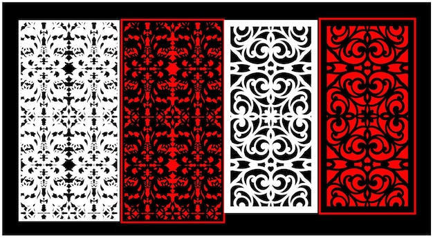 Un panel en blanco y negro con un borde rojo que dice "la palabra cortar" en él