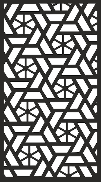panel decorativo cortado con láser