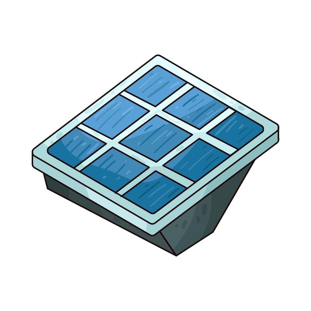 El panel solar