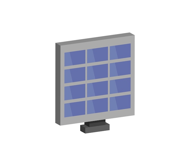 El panel solar