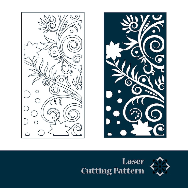 Vector paneles de corte láser y cnc
