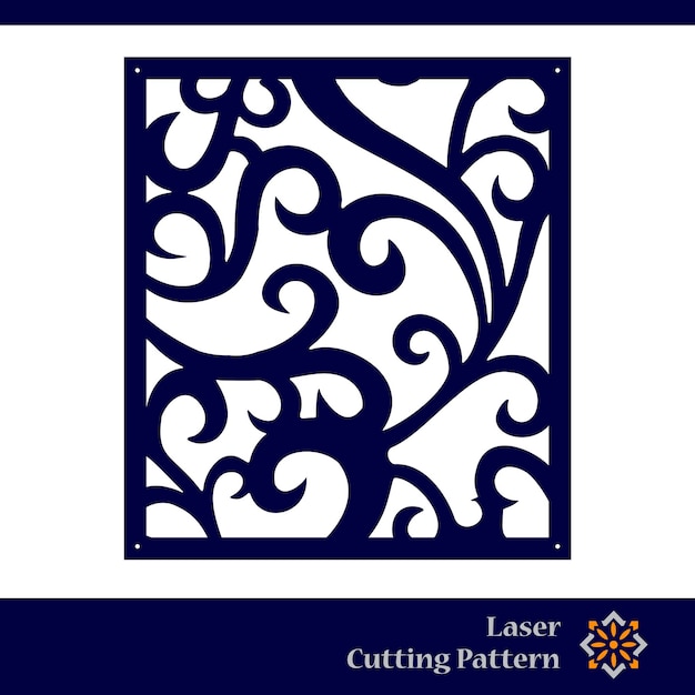Paneles decorativos cortados con láser y CNC