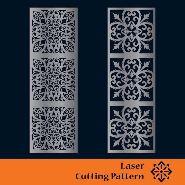 Paneles decorativos cortados con láser y CNC