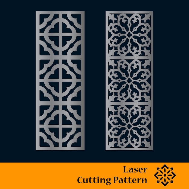 Paneles decorativos cortados con láser y CNC