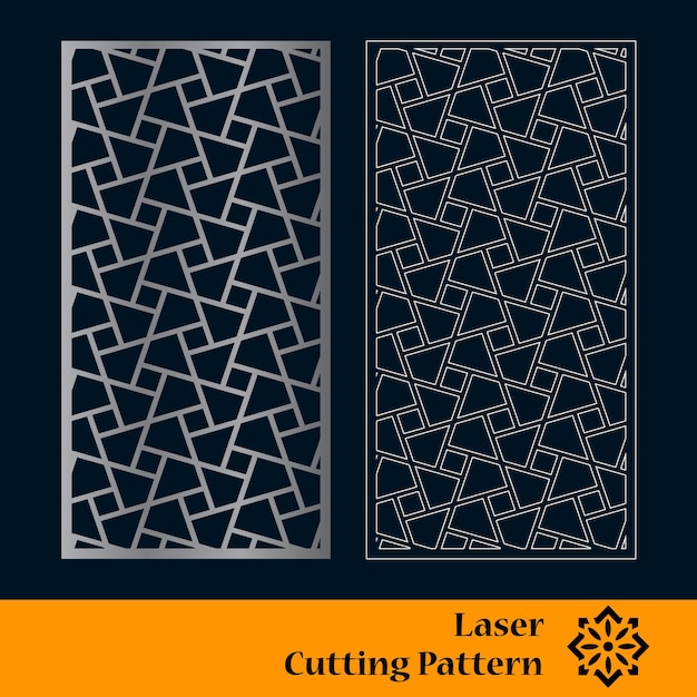 Paneles decorativos cortados con láser y CNC