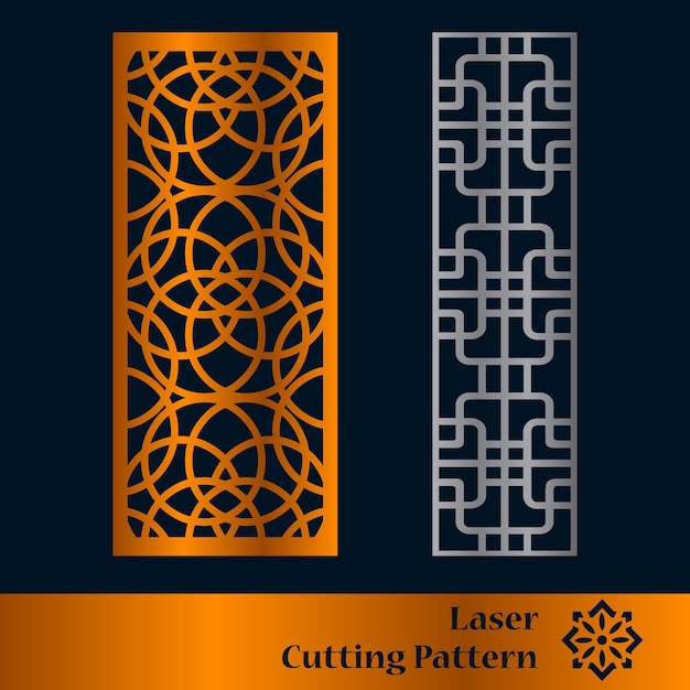 Paneles decorativos cortados con láser y CNC