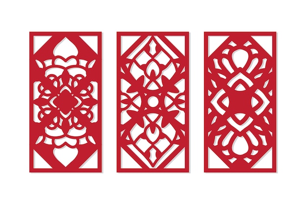 paneles decorativos cortados con láser para paredes