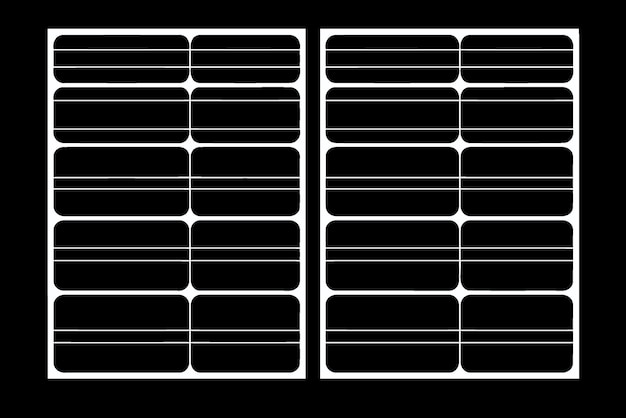 Paneles de energía solar conceptuales