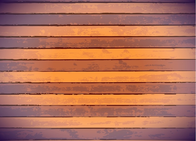 Vector paneles de madera de colores