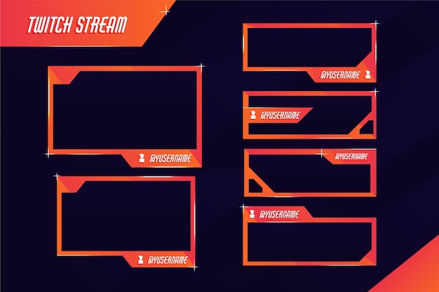 Paneles de transmisión Twitch