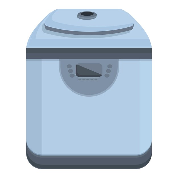 Panqueque, máquina de pan, icono, caricatura, vector, procesador de alimentos, electrodomésticos, horno