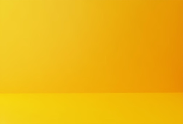 Pantalla amarilla en blanco realista sobre fondo con estilo minimalista. Fondo de vector 3d.