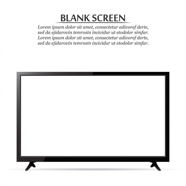 Gran Televisor Led Aislado Sobre Fondo Blanco Foto de stock y más banco de  imágenes de Televisión - Televisión, Monitor de ordenador, Recortable -  iStock