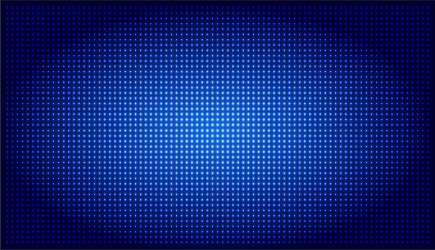 pantalla de cine led azul