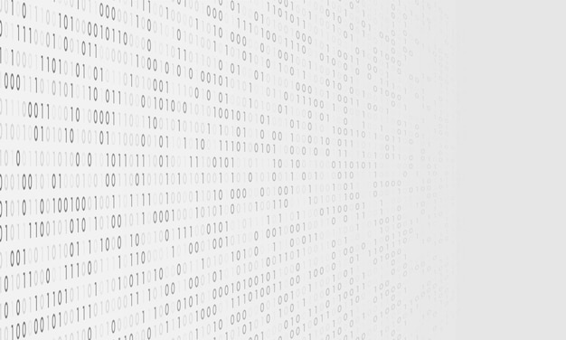 Pantalla de códigos de datos de flujo de código Matrix