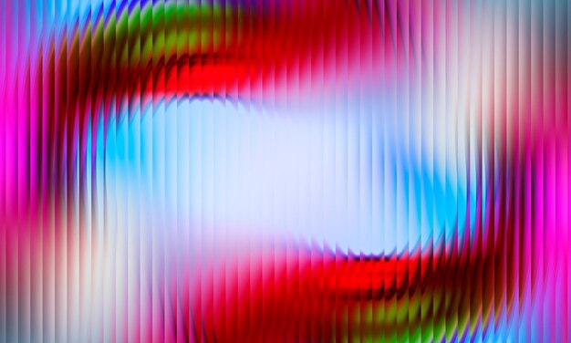 una pantalla colorida con un fondo de color arco iris