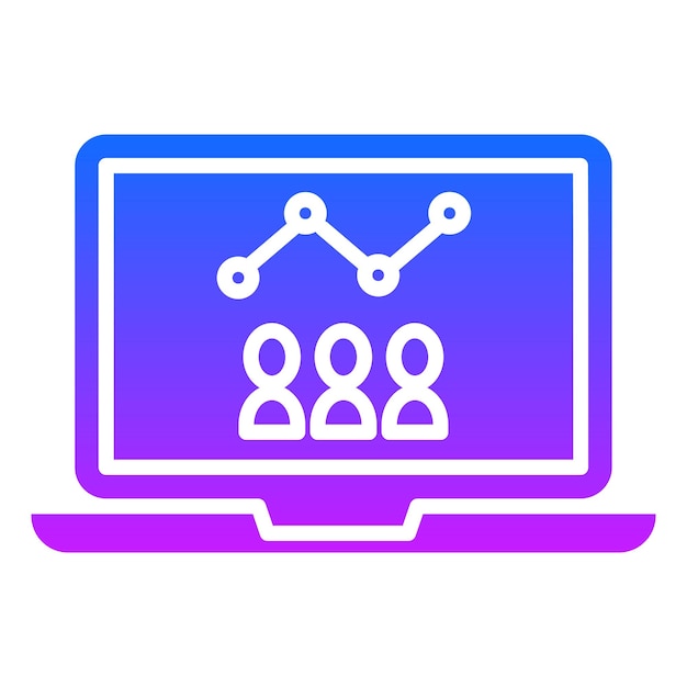 una pantalla de computadora con un diagrama de personas en el centro