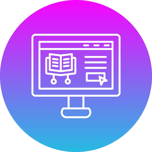 una pantalla de computadora con un fondo azul y rosa