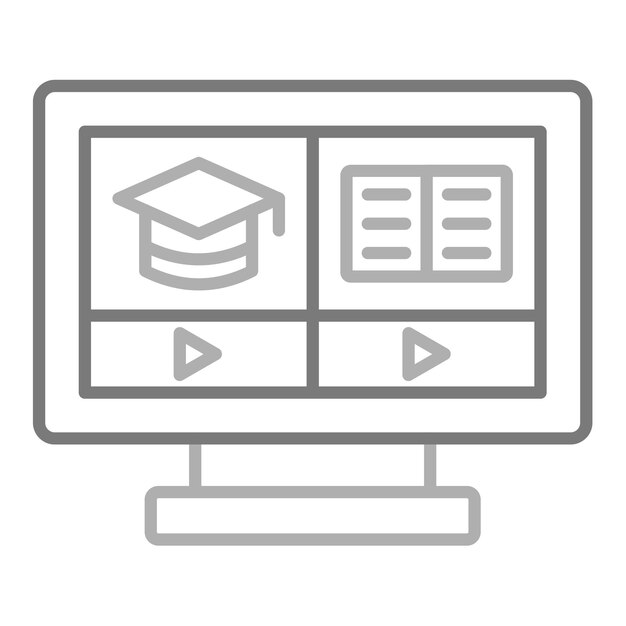 una pantalla de computadora con una imagen de una gorra de graduación en ella