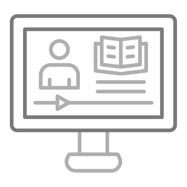 una pantalla de computadora con una imagen de una persona y un libro en ella