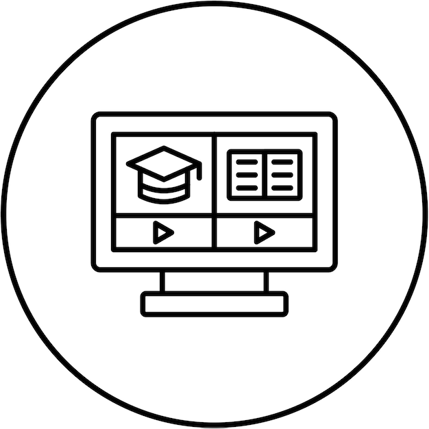 una pantalla de computadora con las letras graduado en la parte superior