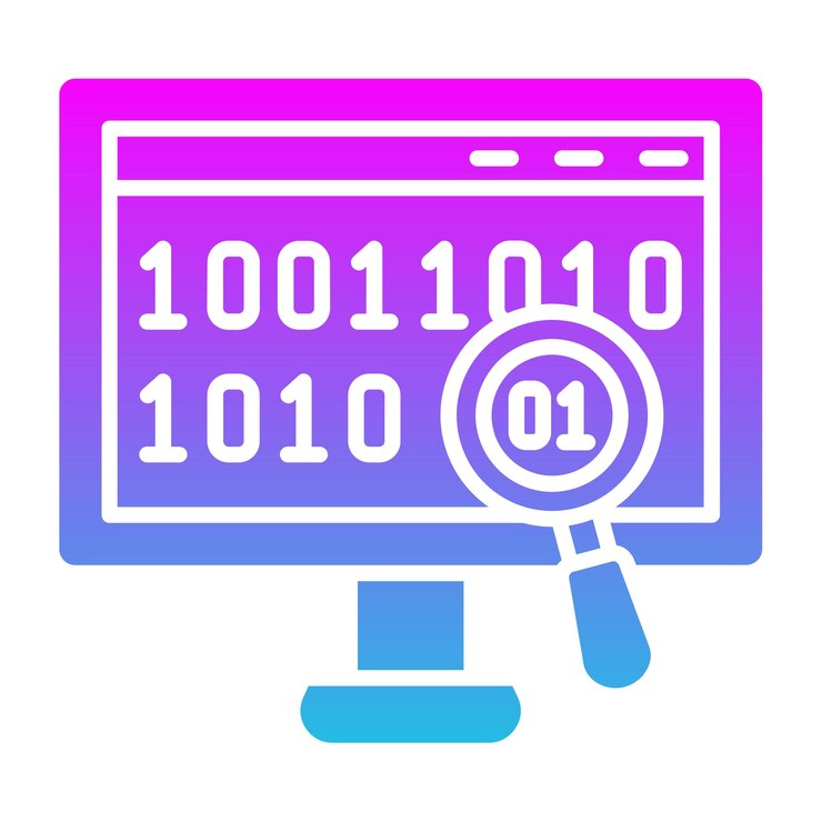 Vector una pantalla de computadora con la palabra 100 en ella