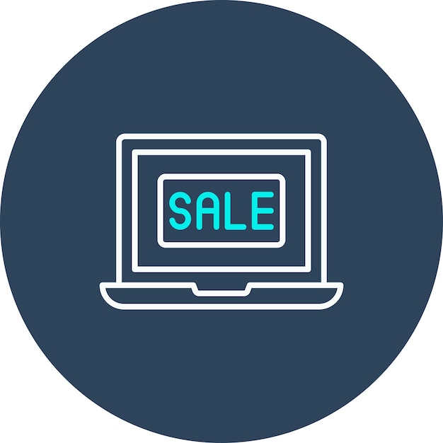 una pantalla de computadora con la palabra venta en ella