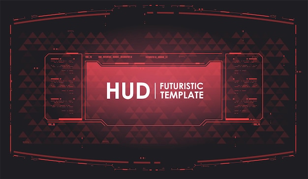 Pantalla de diseño de realidad virtual futurista. Pantalla de tecnología de realidad virtual. Plantilla de fondo abstracto de tecnología. Fondo futurista de HUD.