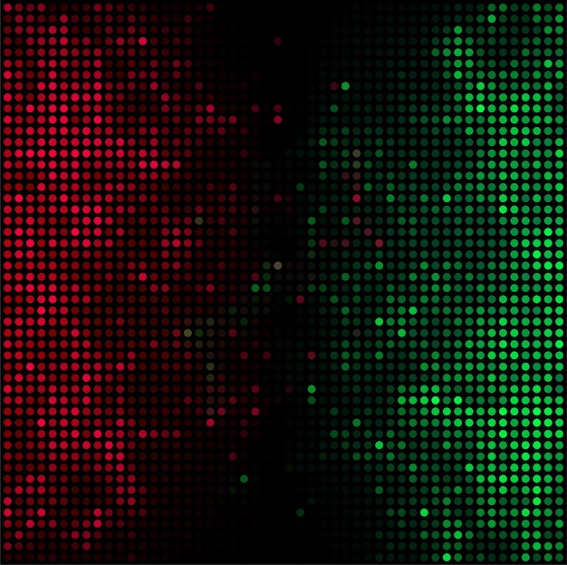 Pantalla LED Dot RGB Fondo televisión Vector stock ilustración