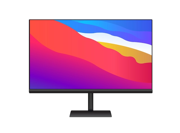 Pantalla del monitor de computadora