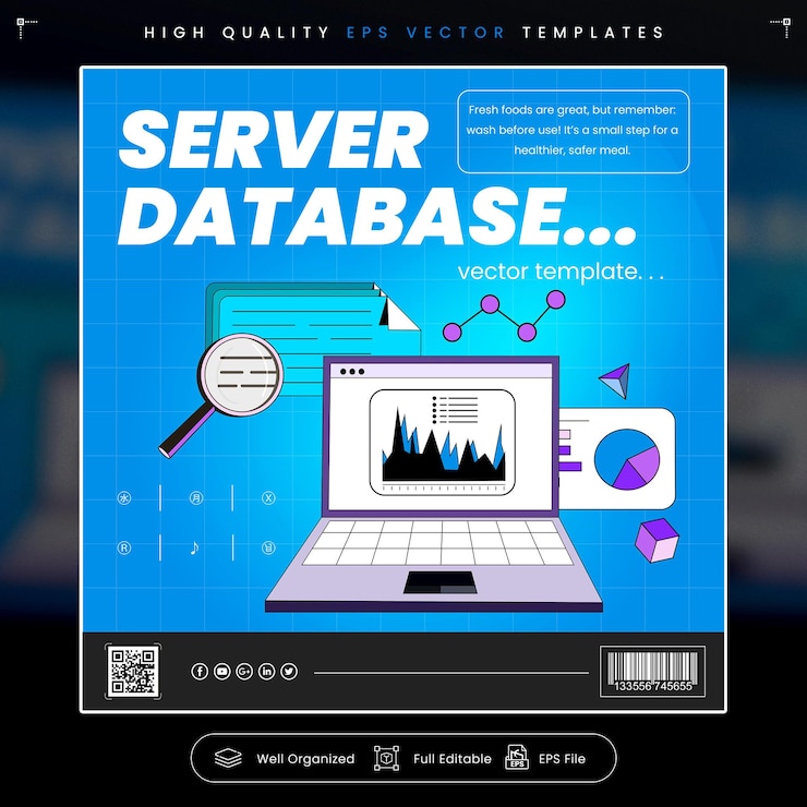 Vector una pantalla que muestra una pantalla con una pantalla que dice datos de servicio