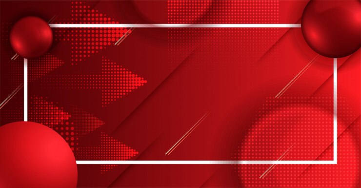 Vector pantalla roja degradada con iconos de flecha