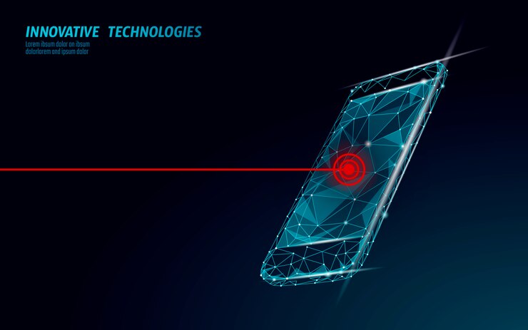 Vector pantalla rota del teléfono inteligente móvil fatal. error de software, se han perdido los datos del error. concepto de negocio de ayuda de reparación de servicio telefónico. ilustración de alerta de seguridad de la información de ataque de virus portátil.