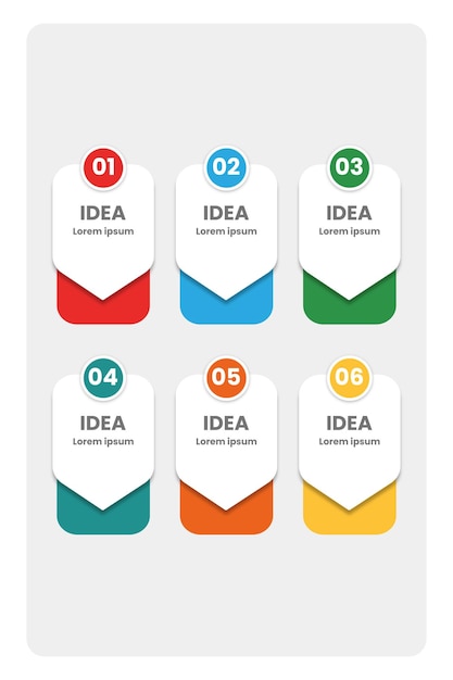 una pantalla de teléfono colorida con las palabras idea en ella