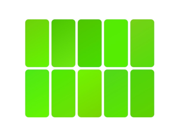 una pantalla verde con un fondo verde