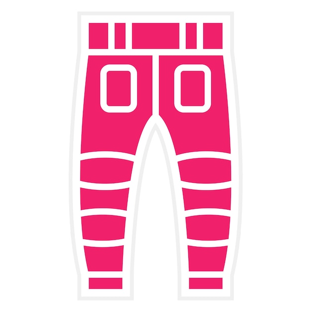 Vector pantalones de bombero estilo icono