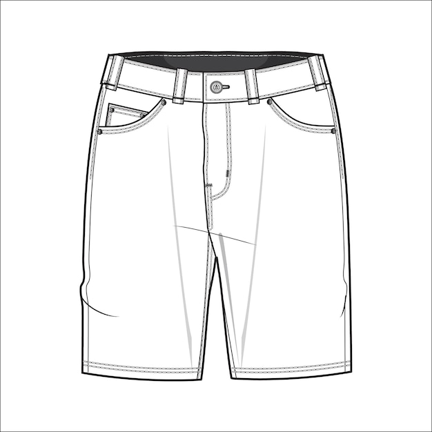 pantalones cortos de la junta pantalones de maqueta