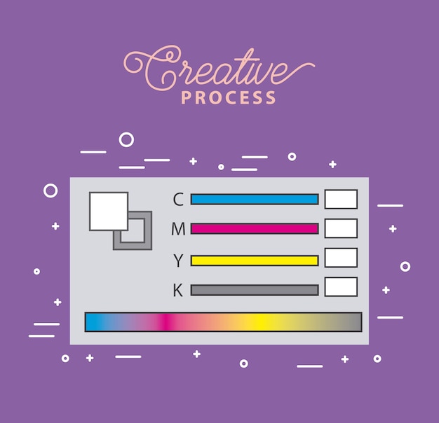 pantone swatch color proceso herramientas de trabajo