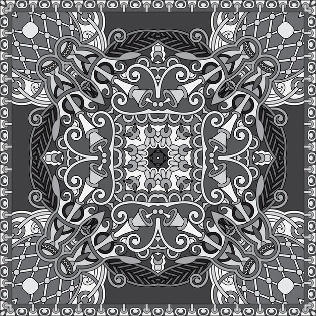 Pañuelo paisley floral ornamental tradicional