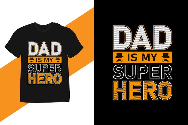 Papá es mi diseño de camiseta del día del padre de superhéroe