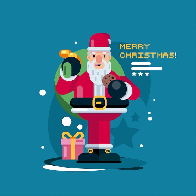 Vector papá noel