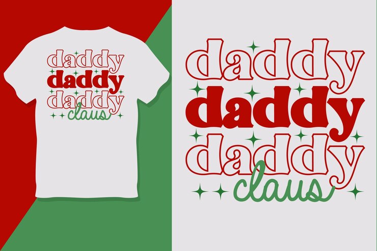 Papá papá papá Papá Noel Día de los muertos Diseño de camiseta