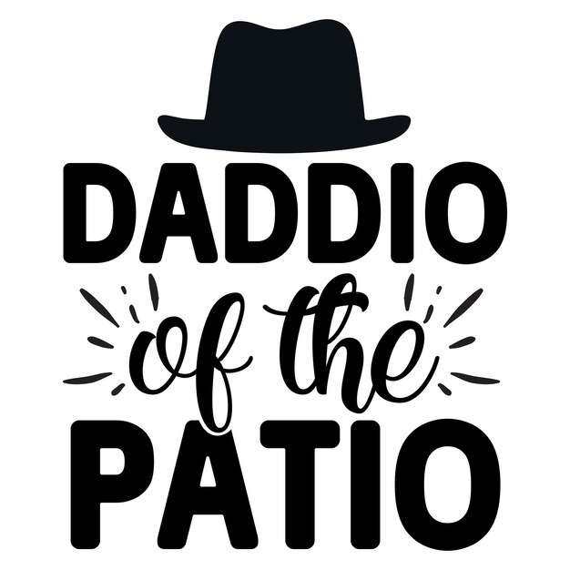 Papá del patio SVG