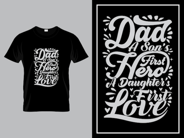 Papá tipografía diseño de camiseta, el vector de diseño de la camiseta del día del padre