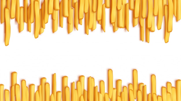 Vector papas fritas