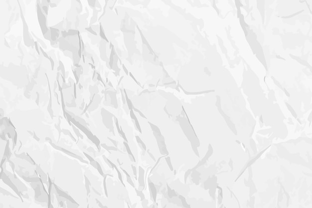 Papel blanco limpio y arrugado