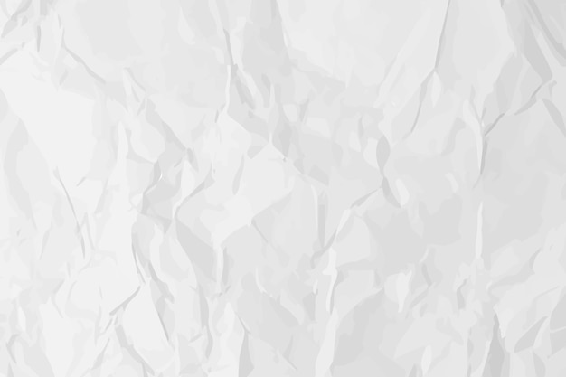 Papel blanco limpio y arrugado