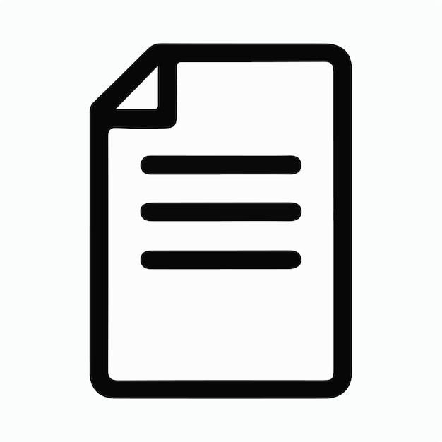 un papel blanco y negro con un documento en él