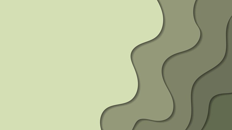 Vector papel cortado abstracto fondo vectorial suave viridis estandarte verde estilo de recorte papel de pared con patrón ondulado